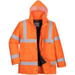 Portwest S460 Orange Padded Waterproof Hi Vis Jacket