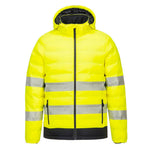 Portwest S548 Yellow Padded Ultrasonic Heated Hi Vis Jacket