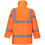 Portwest S590 Orange PWR Mesh Lined Hi Vis Extreme Breathable Waterproof Jacket