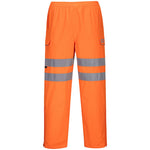 Portwest S597 Orange PWR Hi Vis Extreme Breathable Waterproof Trousers