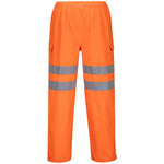 Portwest S597 Orange PWR Hi Vis Extreme Breathable Waterproof Trousers