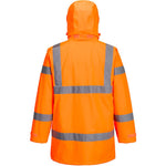 Portwest S599 Orange Extreme Waterproof Breathable Hi Vis Rain Jacket (3L)