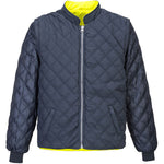 Portwest S769 Yellow/Navy Hi Vis Breathable 2 Tone Reversible Jacket