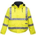 Portwest S773 Yellow Bizflame Rain Padded Waterproof Flame Resistant Anti Static Hi Vis Bomber Jacket