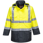 Portwest S779 Yellow/Navy Bizflame Rain Lined Flame Resistant Anti Static Hi Vis Jacket