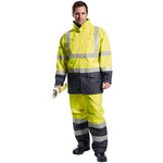 Portwest S779 Yellow/Navy Bizflame Rain Lined Flame Resistant Anti Static Hi Vis Jacket
