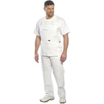 Portwest S810 White Bolton Painters Cotton Bib & Brace Overalls 305g