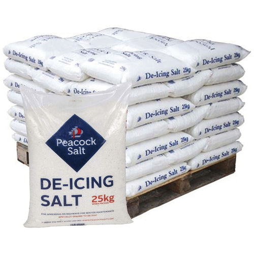 White De-Icing Salt 25kg - Pallet of 21 Bags