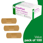 HypaPlast Fabric Plasters 7.2cm x 2.5cm (Pack 100)