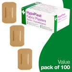 HypaPlast Fabric Plasters 7.2cm x 5cm (Pack 100)