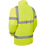 Supertouch Yellow Hi Vis Fleece Lined Waterproof Padded Parka Jacket