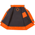 Supertouch Orange Hi Vis Fleece Lined Waterproof Padded Parka Jacket