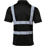 Supertouch Black Hi-Vis Polo Shirt