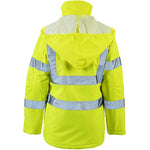 Supertouch Yellow Women's Padded Hi Vis Waterproof Jacket