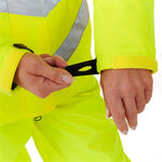 Supertouch Yellow Women's Padded Hi Vis Waterproof Jacket