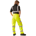 Supertouch Yellow Women's Hi Vis Combat Trousers