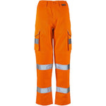 Supertouch Orange Women's Hi Vis Combat Trousers