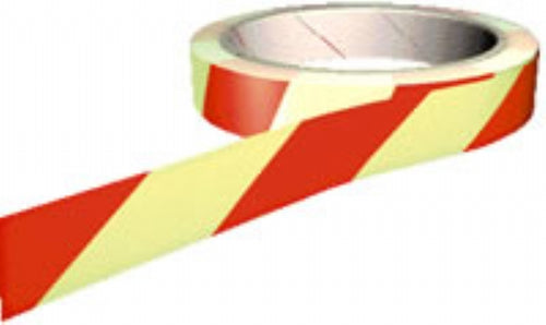 red/photoluminescent tape