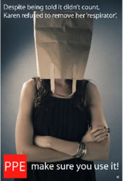 Respirator poster