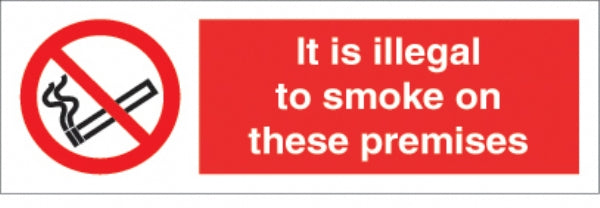 It is illegal to smoke on...premises