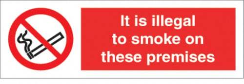 It is illegal to smoke on...premises