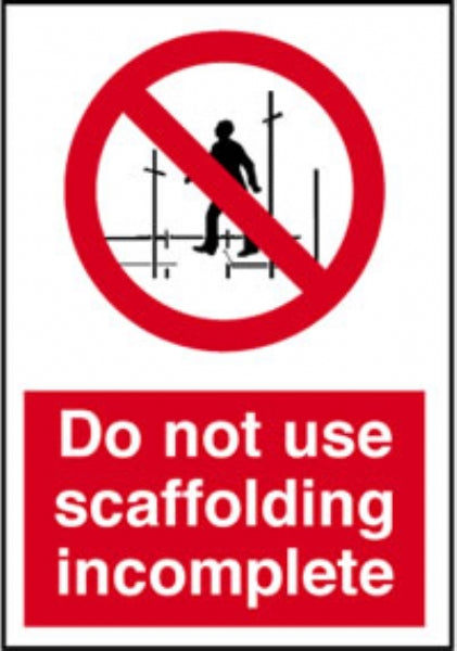 scaffold incomplete