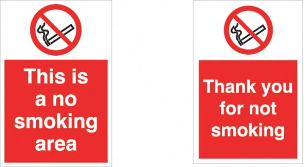 thank you for not smoking
