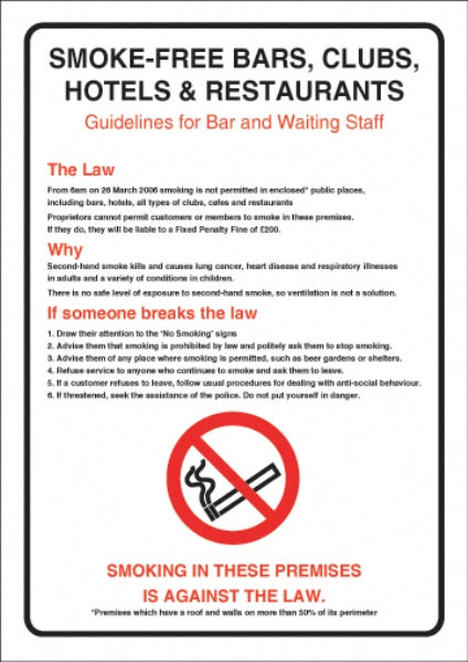 SMOKE-FREE BARS  CLUBS…
