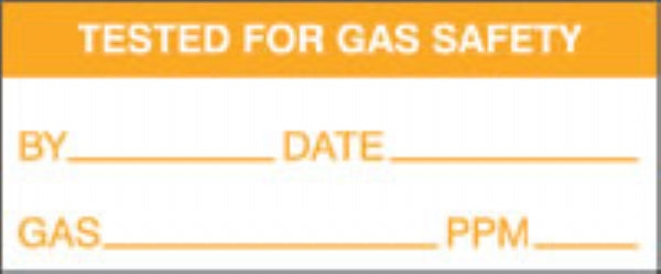 tested for gas safety (500/roll)