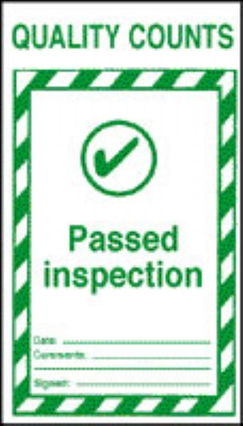 passed inspection