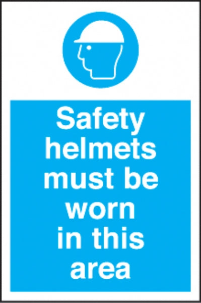 safety helmets must be worn in this area
