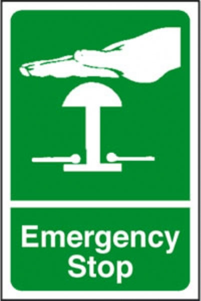 emergency stop (red)