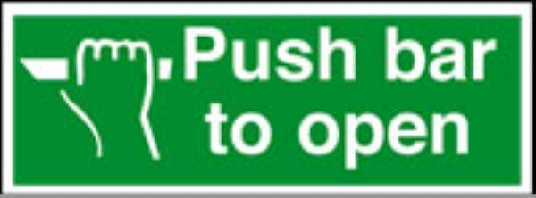 push bar to open