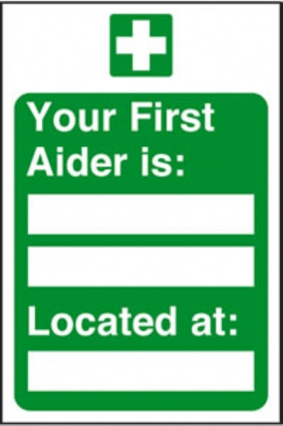 your first aider is: