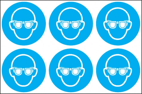 Eye defenders symbol  (24 pack) 6 to sheet