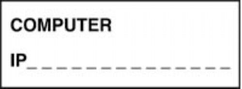 computer ip (pack of 10)