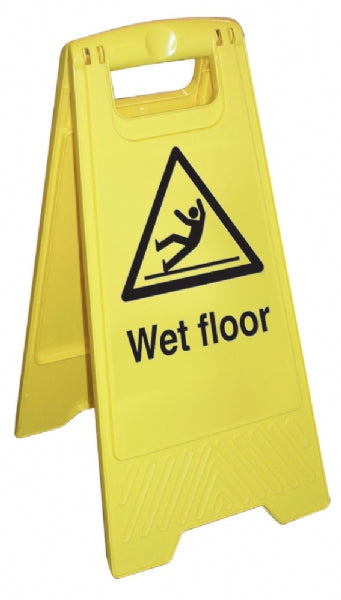 wet floor cleaning stand