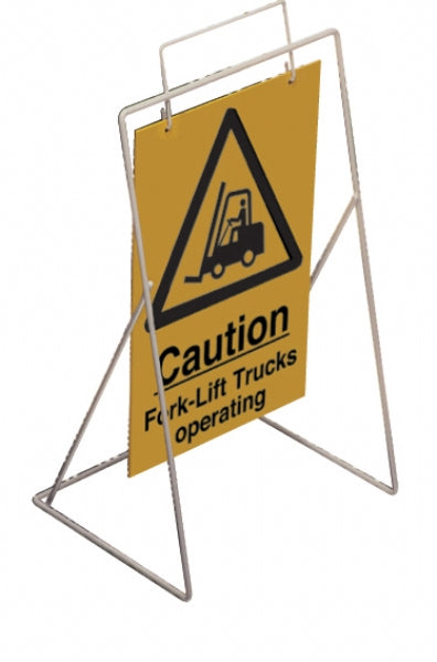 swing sign caution fork lift trucks op  (sign only)
