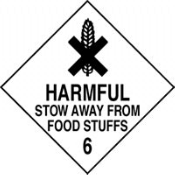 harmful stow away from foods