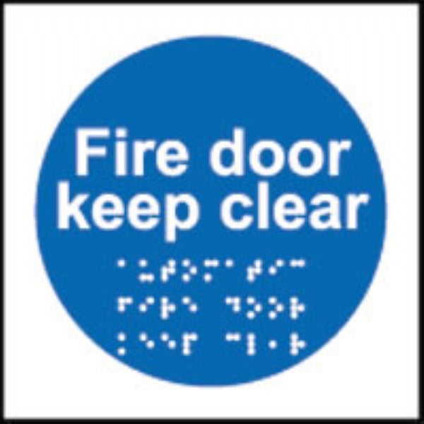fire door keep clear