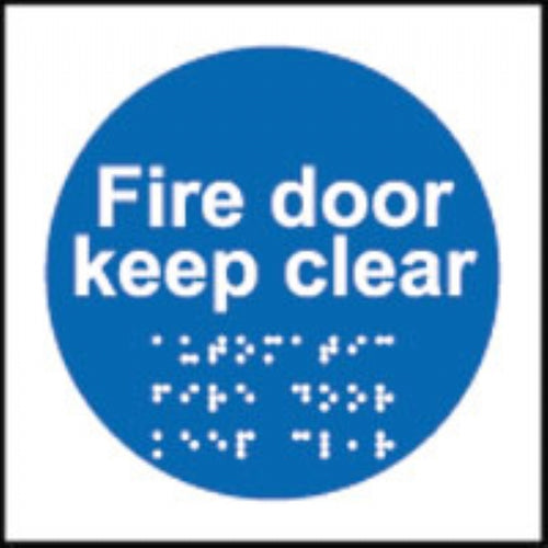 fire door keep clear