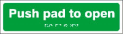 push pad to open