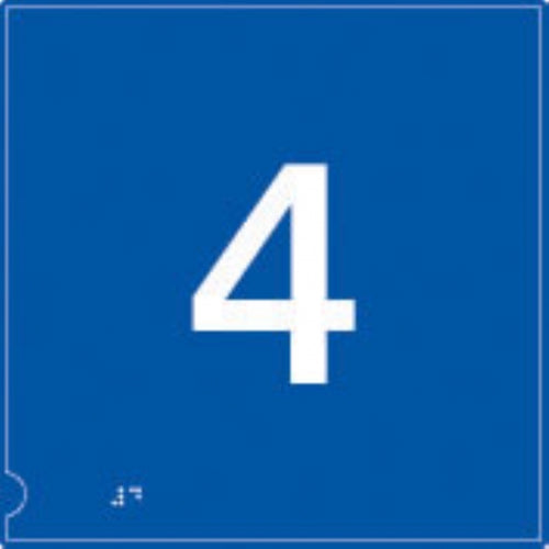 no.4 (white & blue)