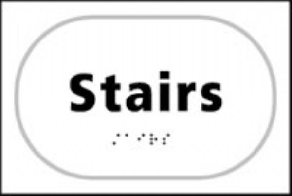stairs (white & blue)