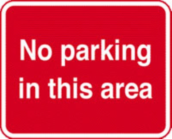 no parking in this area  c/w channel