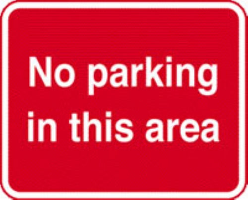 no parking in this area  c/w channel
