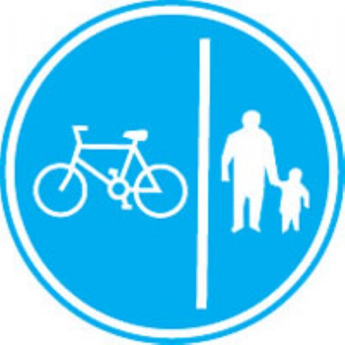 pedestrians cyclistsc/w channel