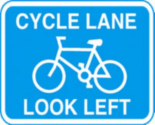 cycle lane without channel