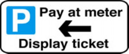 pay at meter display ticket without channel