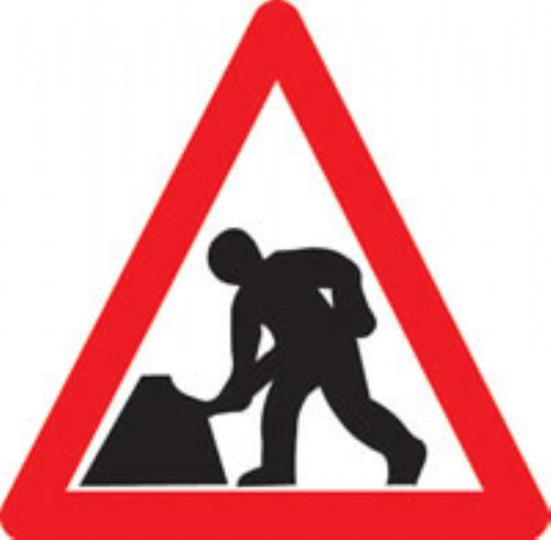 men at work ahead symbol